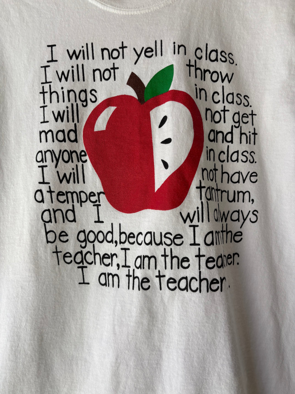 Teachers Rules Graphic Tee (M)