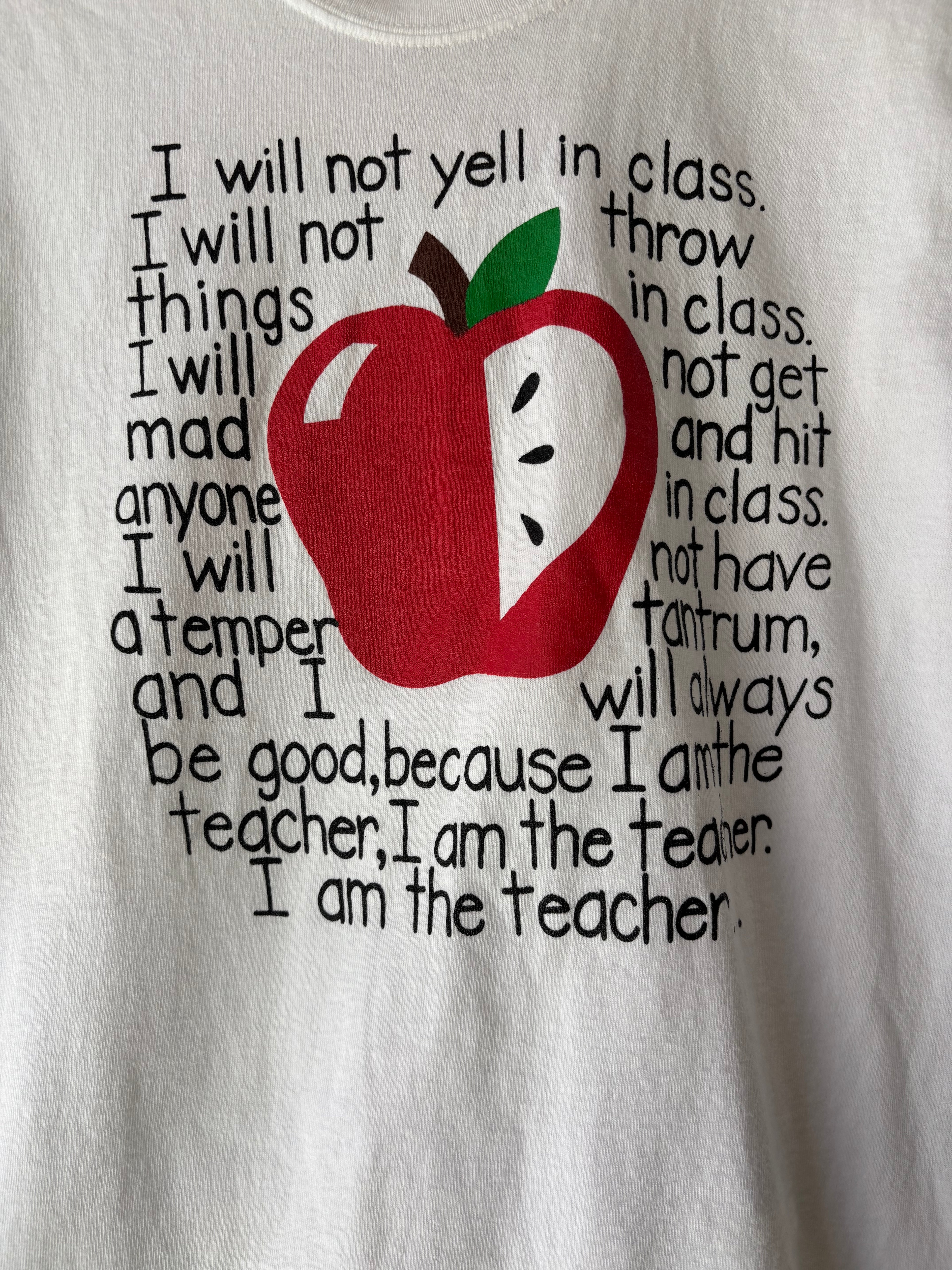 Teachers Rules Graphic Tee (M)