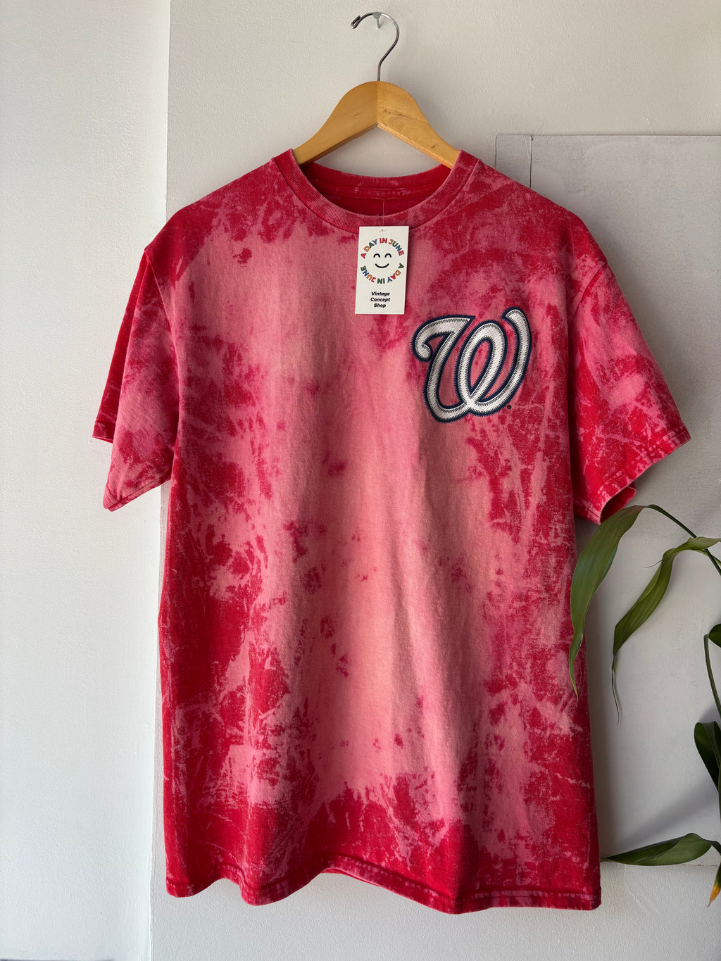 Washington Nationals Hand Bleached Tee (M)