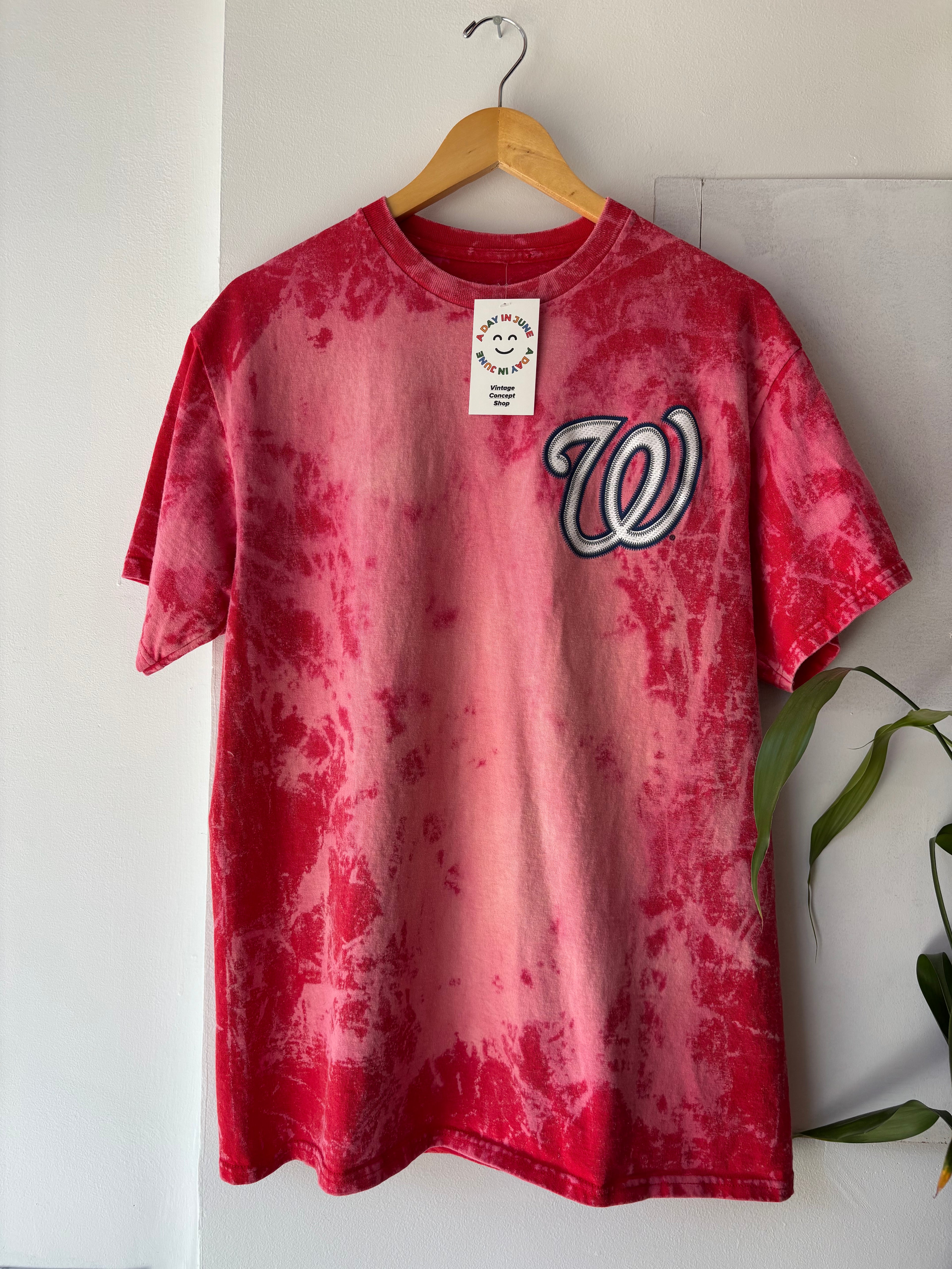 Washington Nationals Hand Bleached Tee (M)
