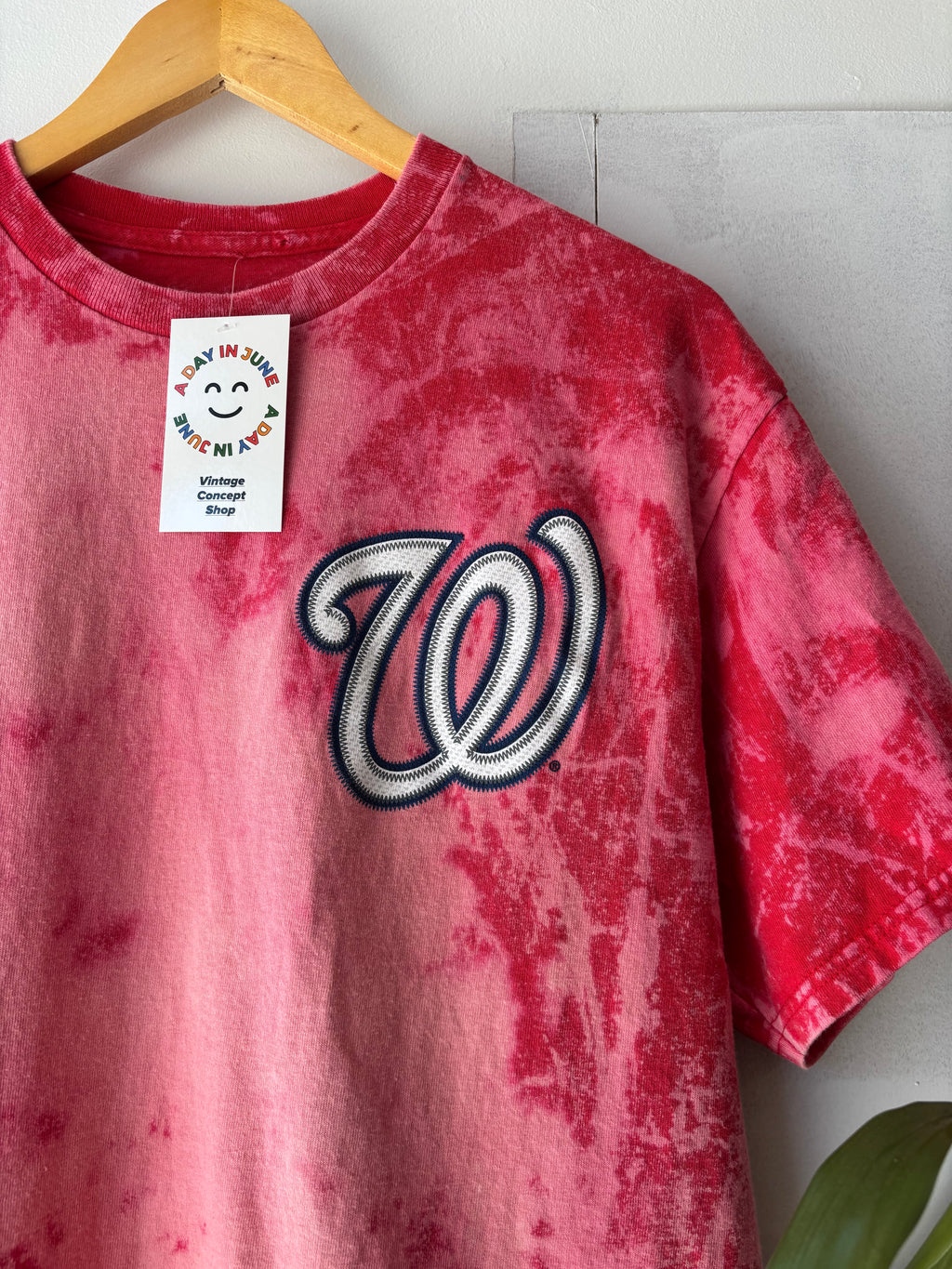 Washington Nationals Hand Bleached Tee (M)