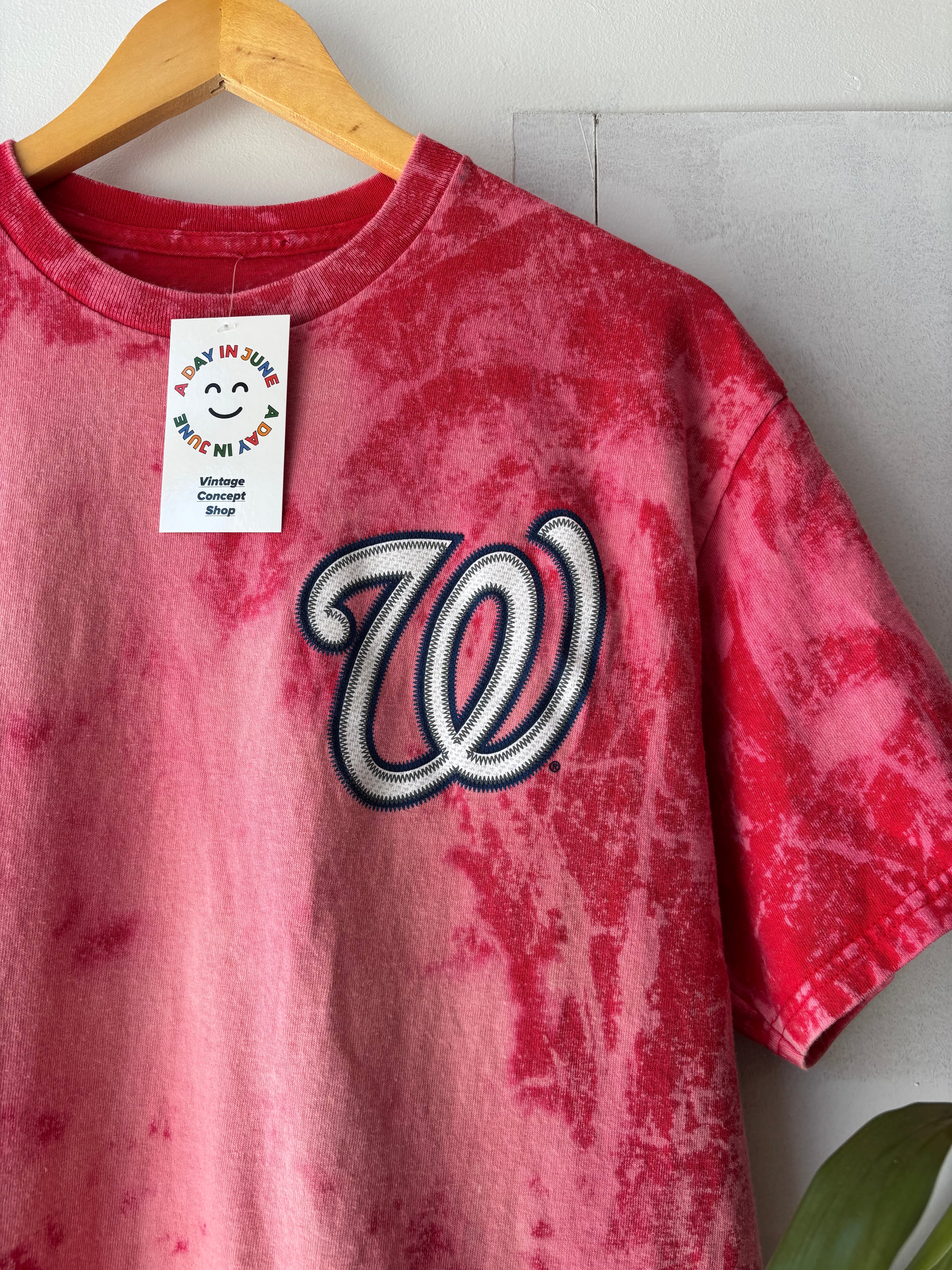 Washington Nationals Hand Bleached Tee (M)