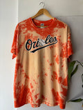Hand Bleached Baltimore Orioles T Shirt (XL)
