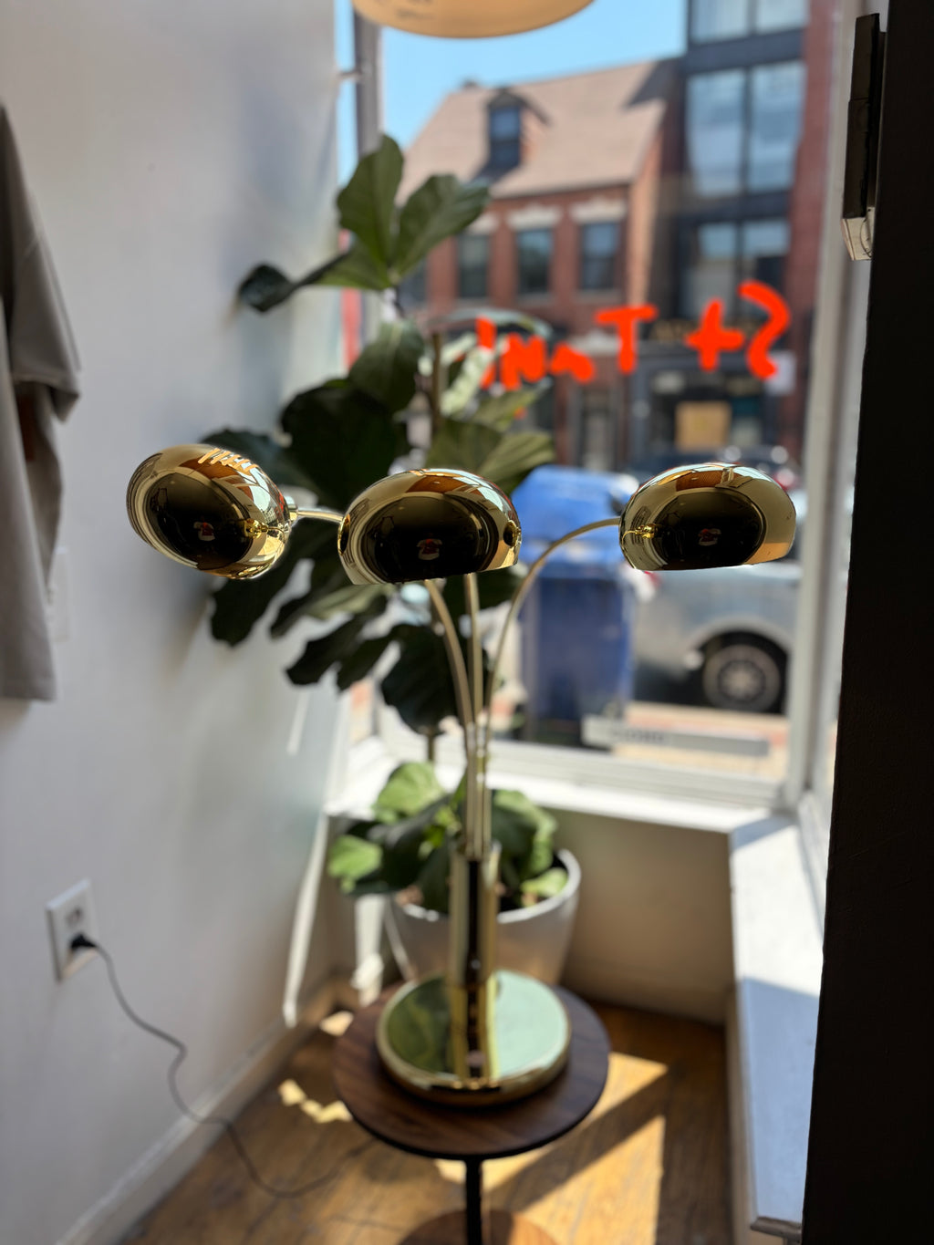 Mid Century Modern Brass Table Lamp