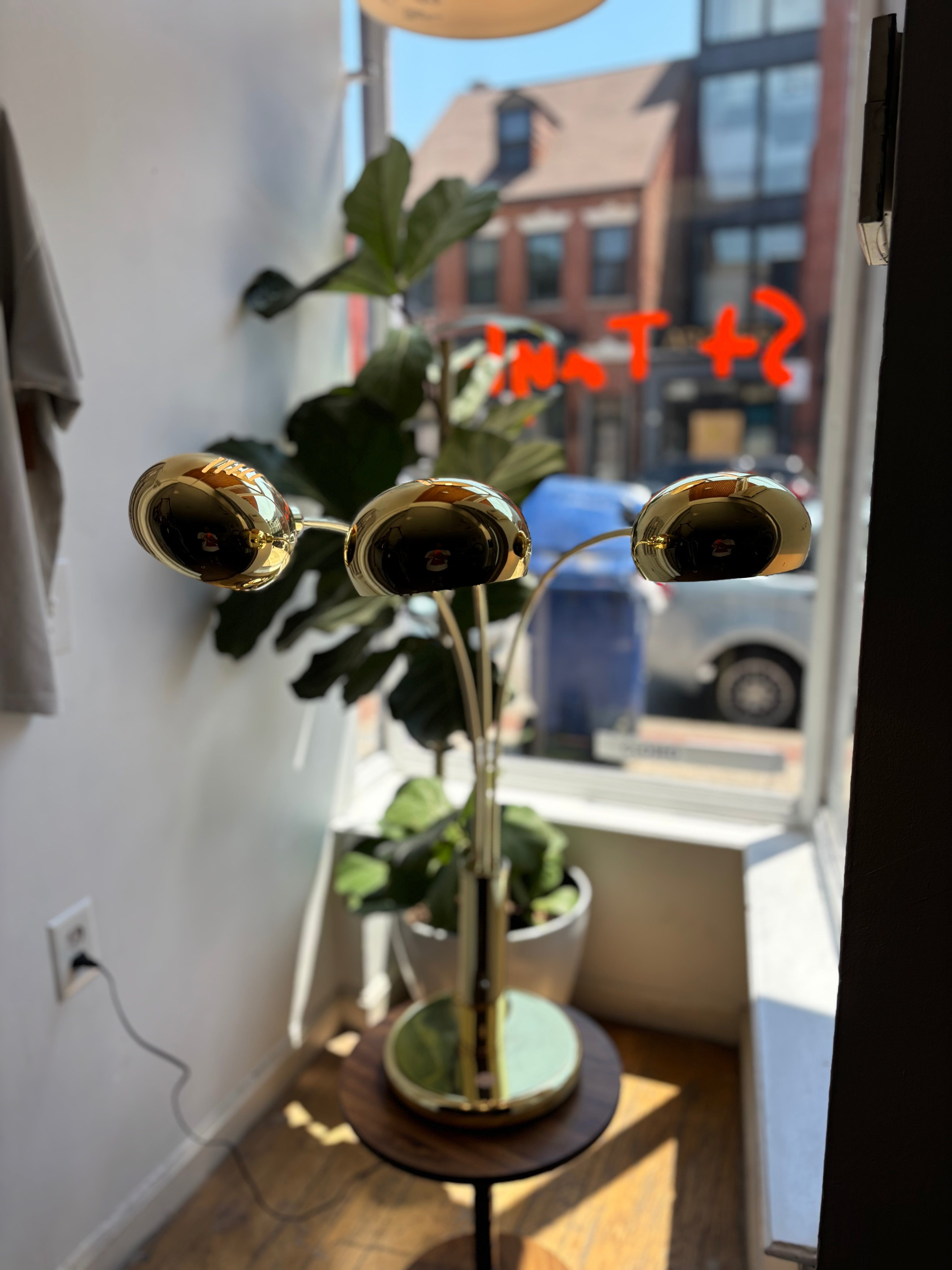 Mid Century Modern Brass Table Lamp