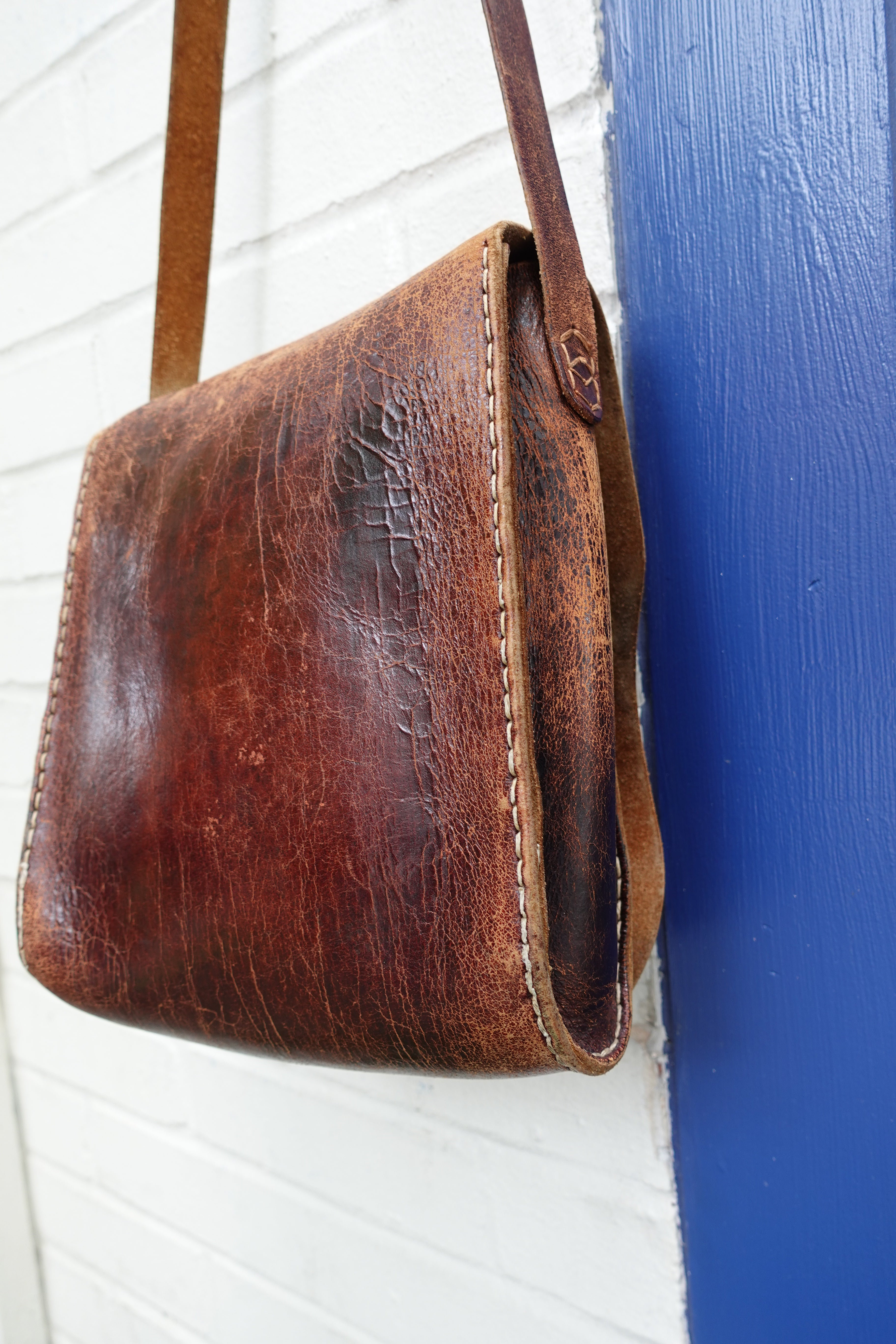 Leather Saddle Bag
