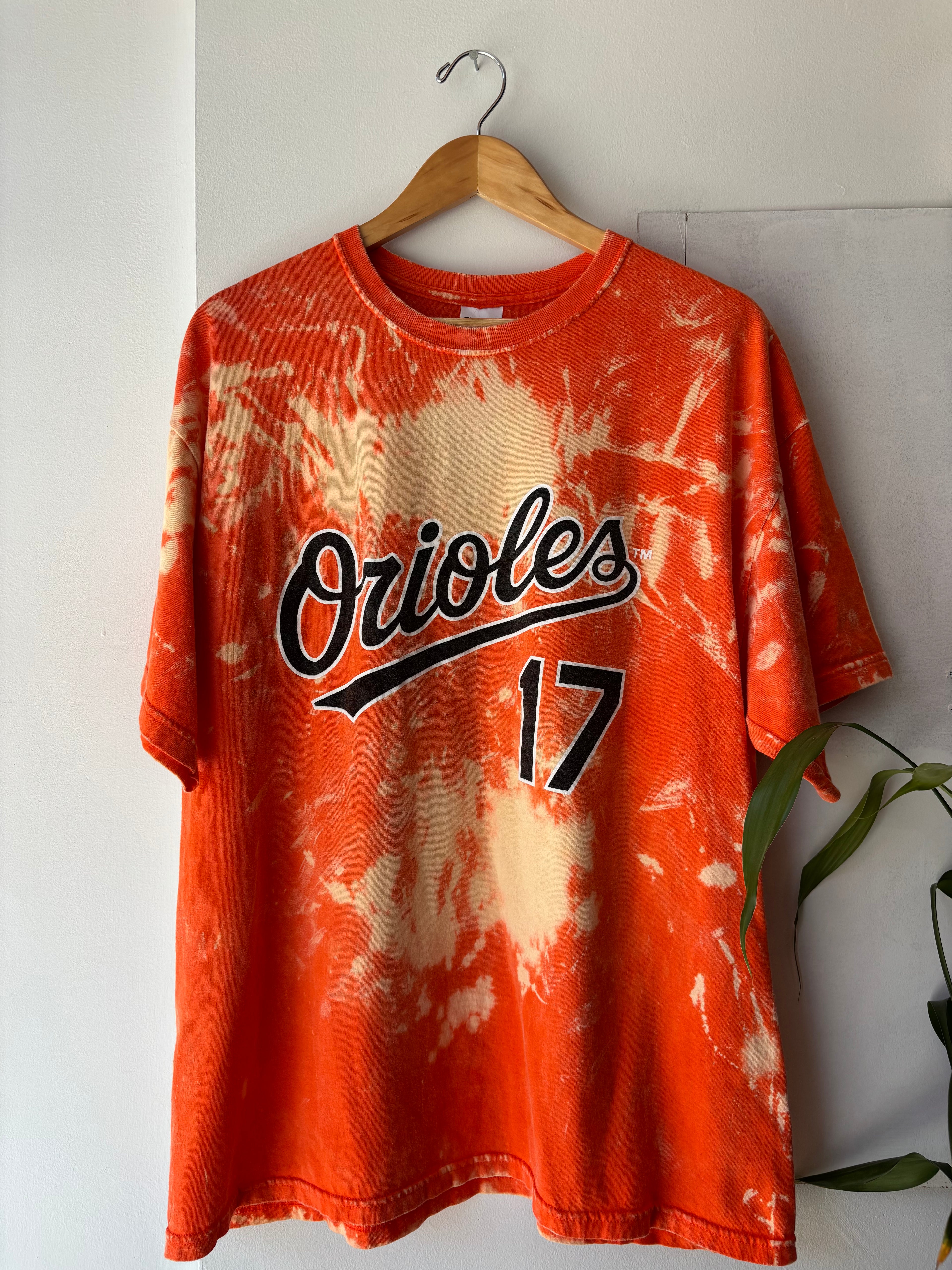 Baltimore Orioles Hand Bleached T Shirt (XL)