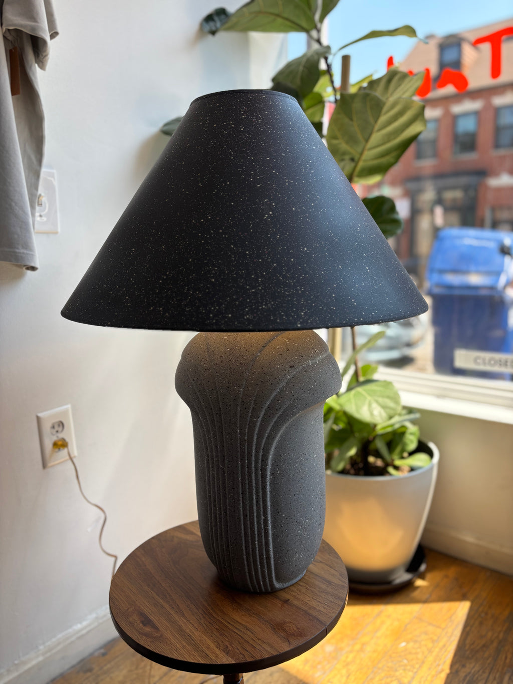 Concrete Style Table Lamp