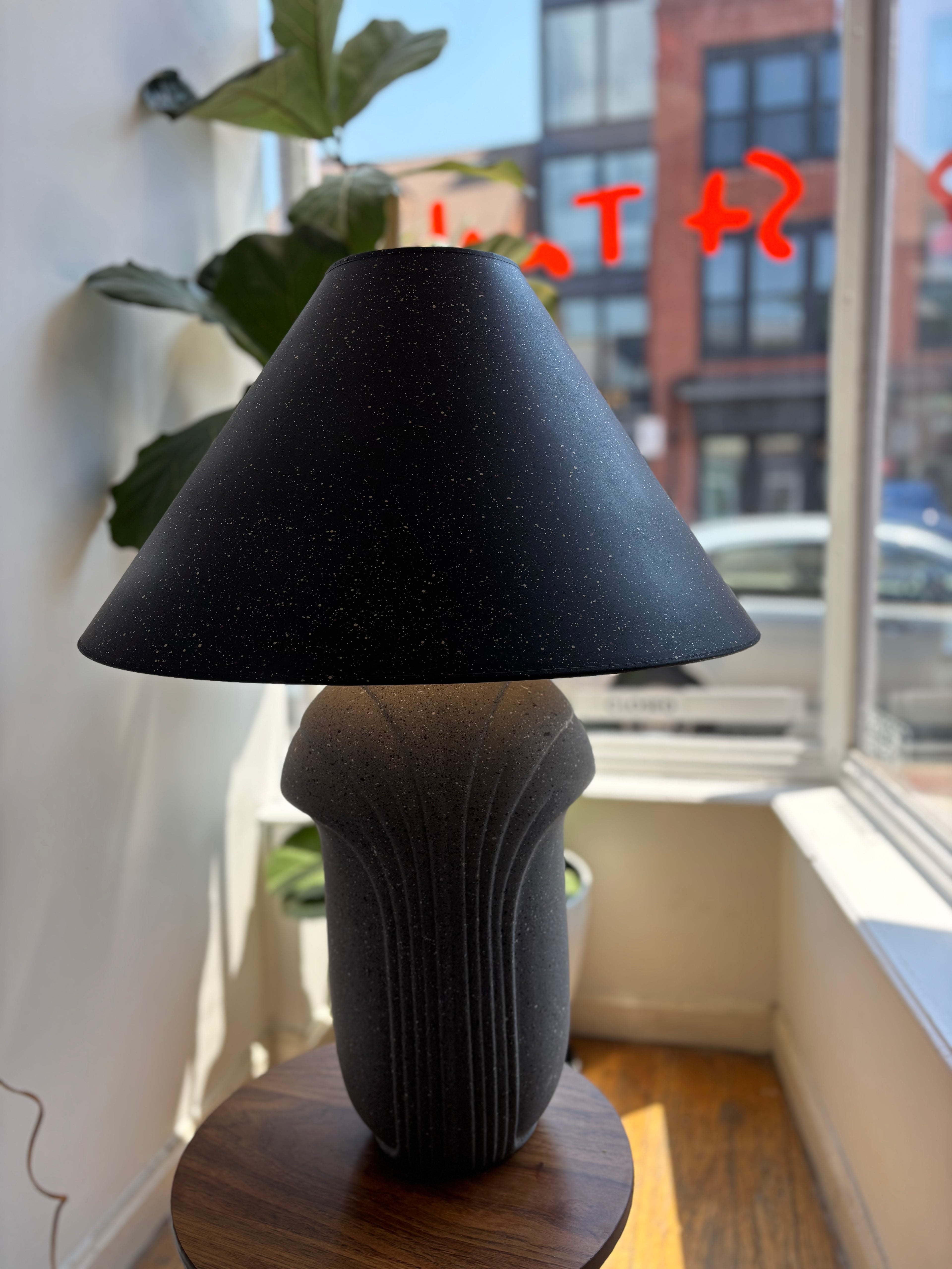 Concrete Style Table Lamp