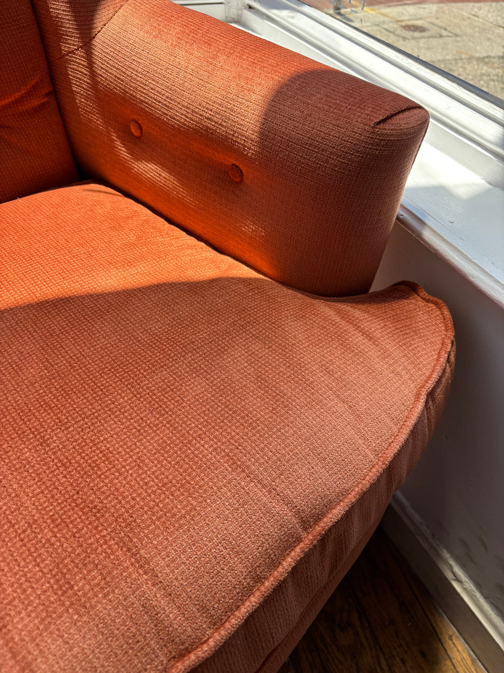 Button Tufted Arm Chair