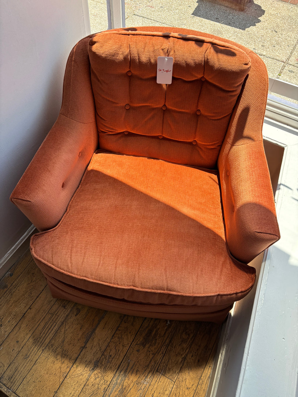 Button Tufted Arm Chair