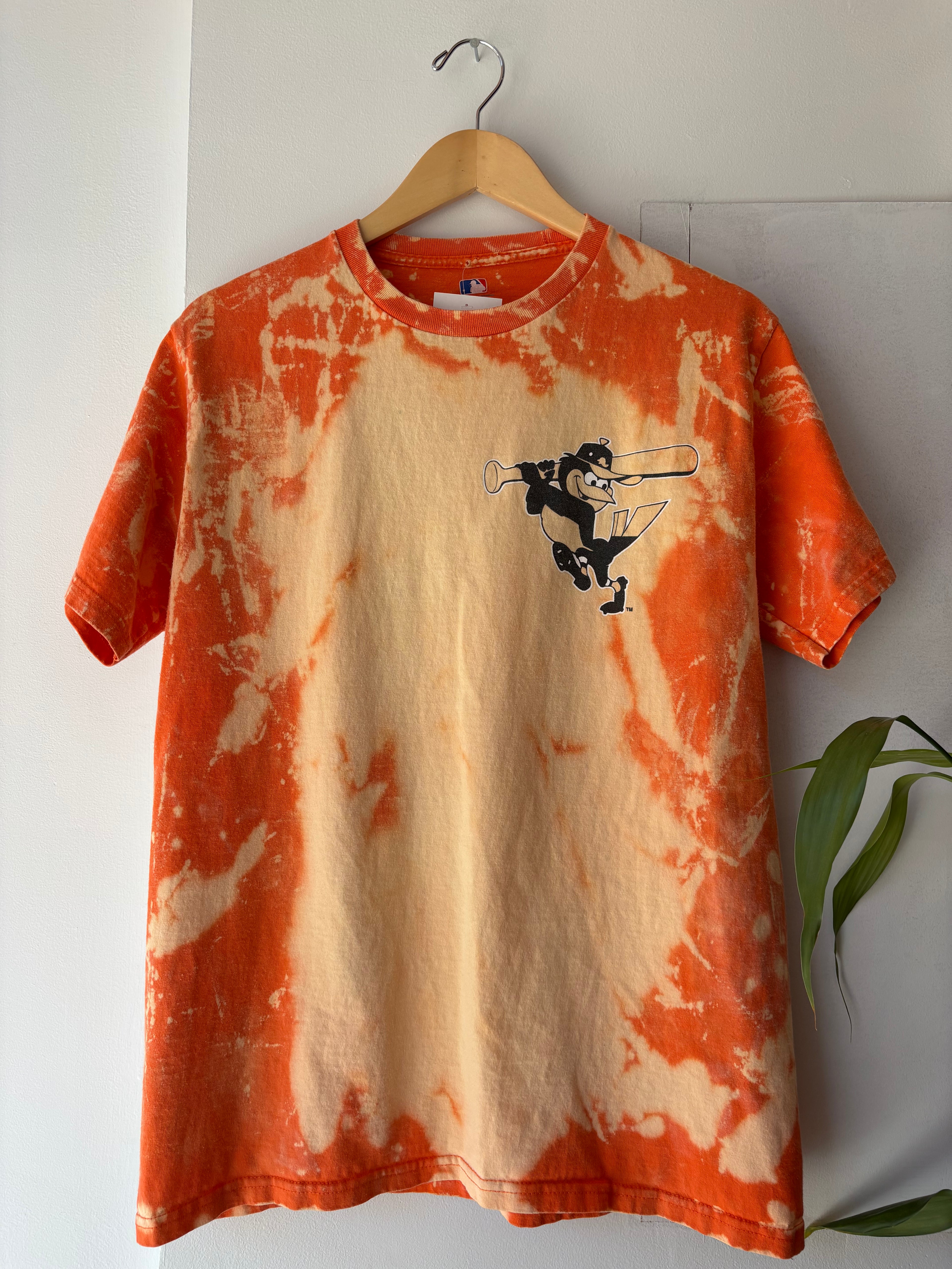 Hand Bleached Baltimore Orioles Tee (M)